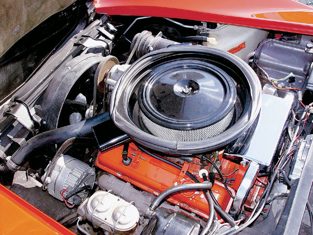 1975 Chevrolet Corvette Rare Stingray Roadster Vette Magazine Vemp 0401 03 Z 1975 Chevrolet Corvette Engine