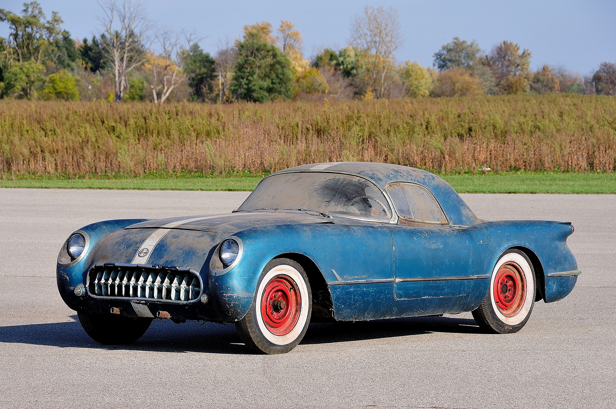 1955 Corvette Lost & Found in a Michigan Barn