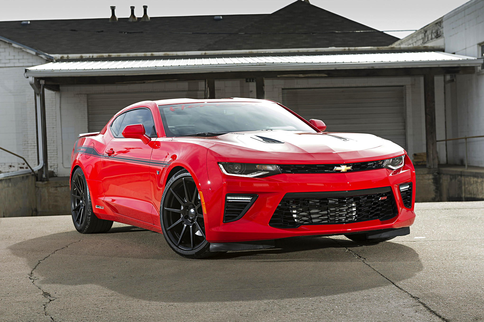 Gen 6 2016 Camaro Ss That Tops 200 Mph 2016 Chevrolet Camaro Ss Hennessey 200 Mph Red Front Quarter 007