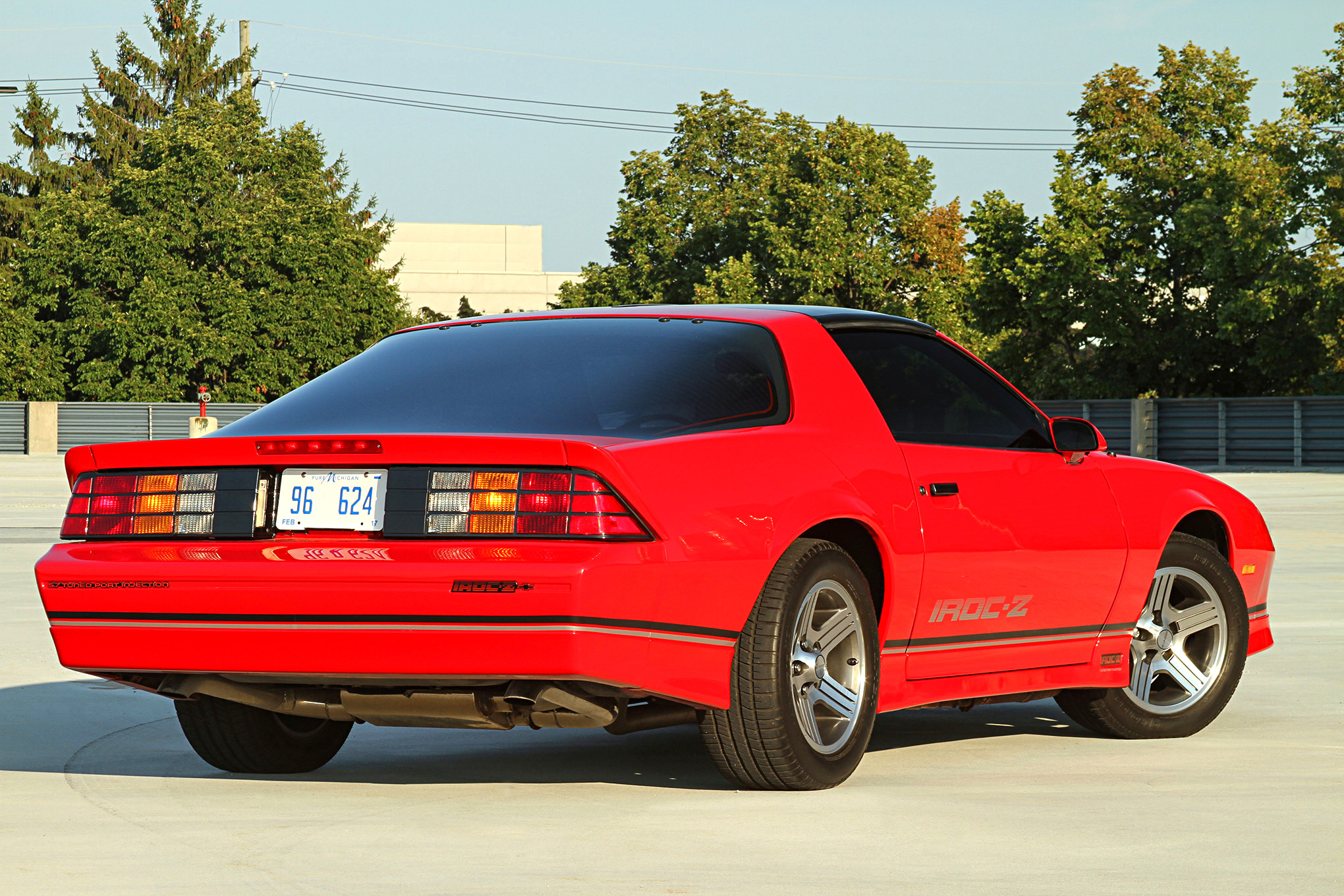 Next Wave Of Collectible Camaros 1980 Chevrolet Camaro Z28 And 1989 1989 Chevrolet Camaro Iroc Z Rear Three Quarter